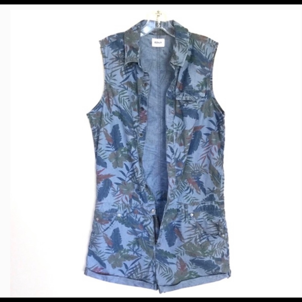 HUDSON Jeans Chambray Harmony Romper
